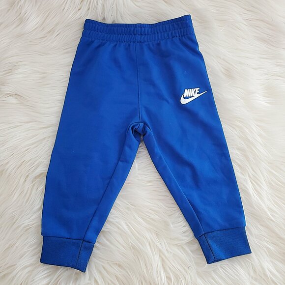 Nike Blue Unisex Taping Tricot Full Zipped Jacket & Matching Pants 2 pc SZ 12M - Picture 7 of 13